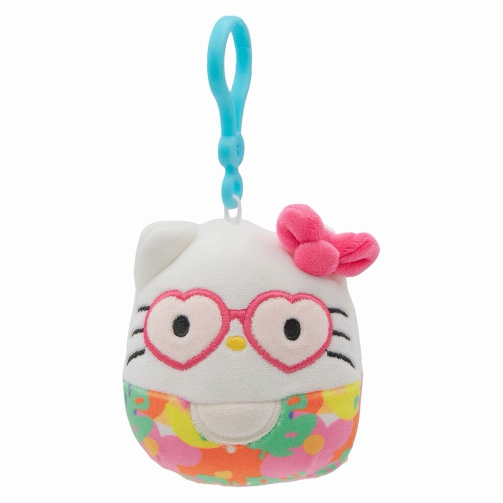Squishmallows Hello Kitty & Friends 3.5" Clip-On Summertime Hello Kitty NWOT